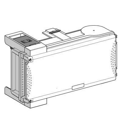 KSB50SN4 Canalis, vývodní skříň pro pojistky DIN, E18, 50A, 3L+N+PE, Schneider Electric